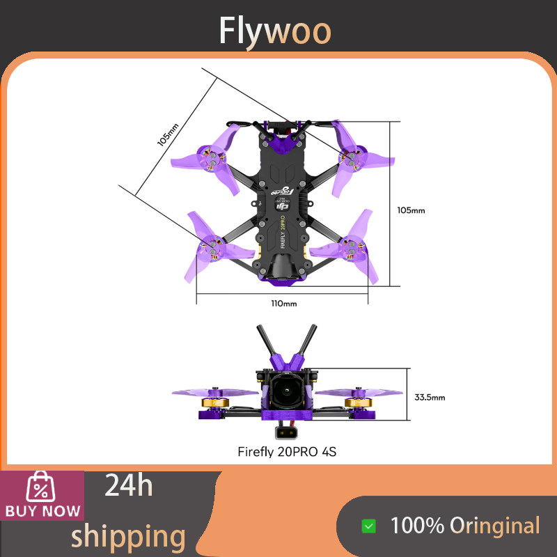 Fpv Drone Tool Kit - Zestaw ramy z włókna węglowego Flywoo