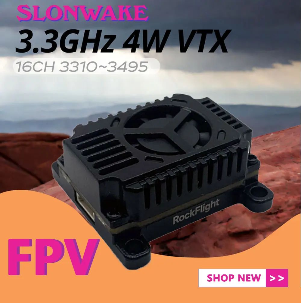 SLONWAKE FPV 3.3G 16CH 4000mW  – Fpv Drone Receiver recenzja i cena