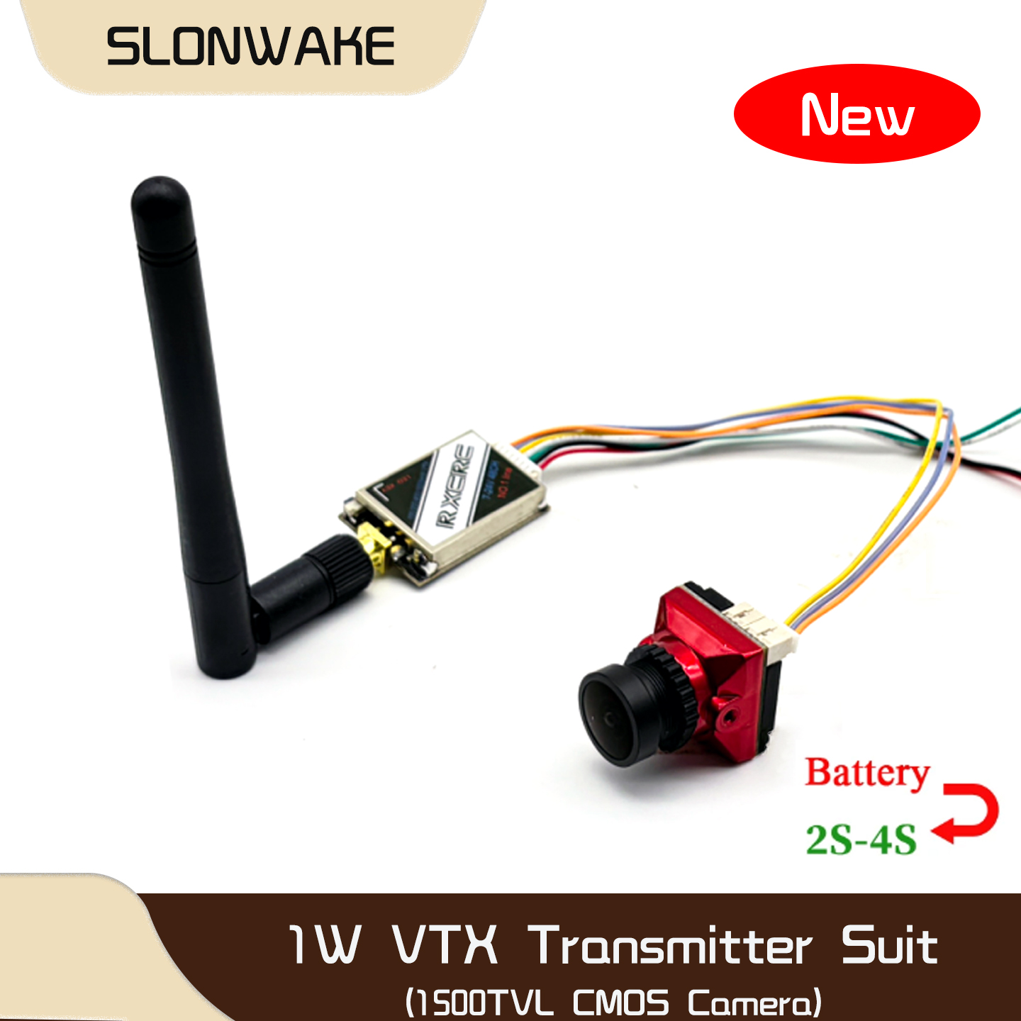 SLONWAKE 5.8G 48CH 1W VTX 100/ – Fpv Drone Camera recenzja i cena